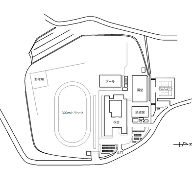 校地平面図